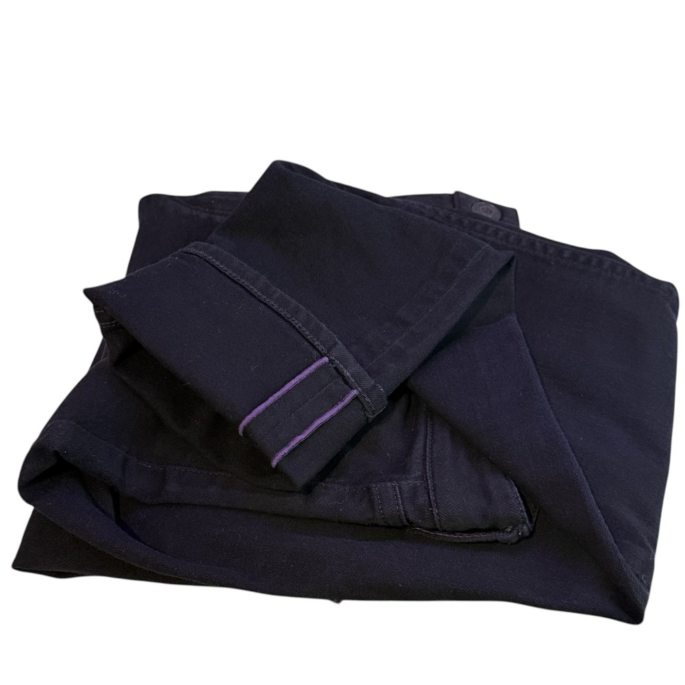 Ralph Lauren Purple Label Black Selvedge Denim Slim Fit Jeans Mens Size 31
